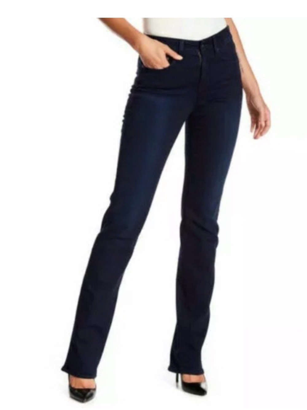 NYDJ Marilyn Straight Leg Jeans Extra Long Size 6